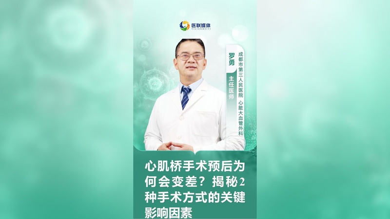 心肌桥手术预后为何会变差？揭秘2种手术方式的关键影响因素