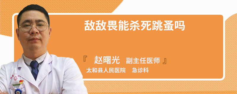 敵敵畏能殺死跳蚤嗎