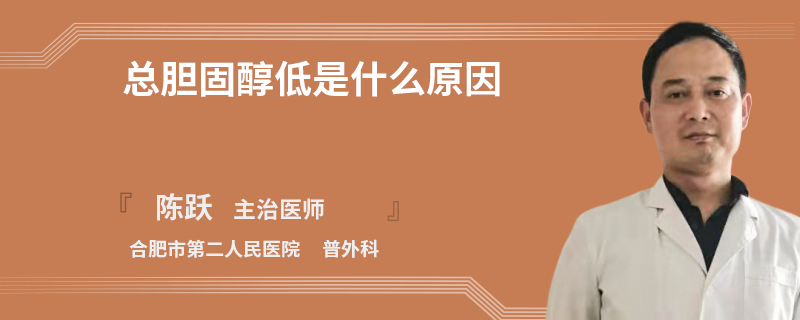 總膽固醇低是什么原因