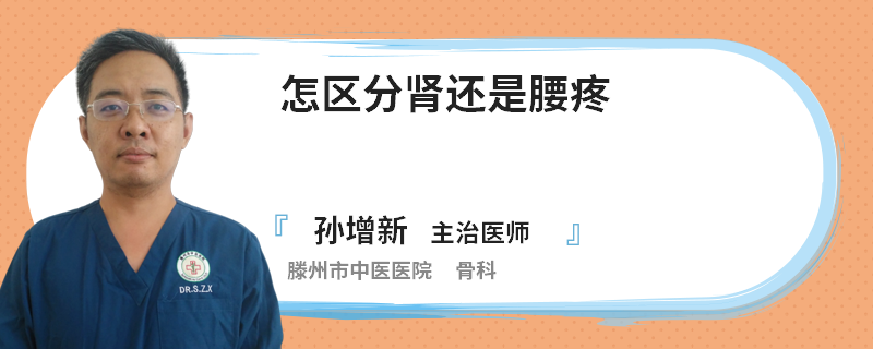 怎区分肾还是腰疼