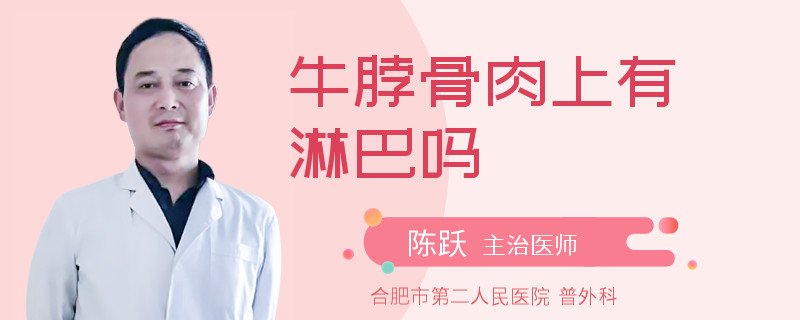 牛脖骨肉上有淋巴吗