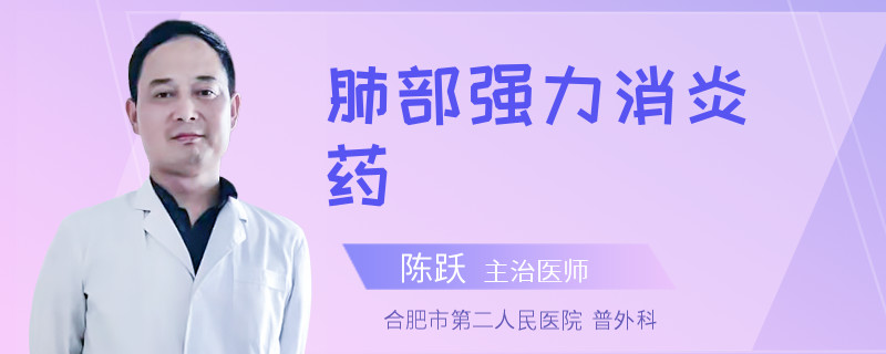 肺部强力消炎药