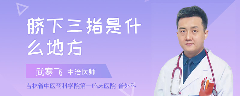 脐下三指是什么地方