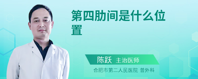 第四肋间是什么位置