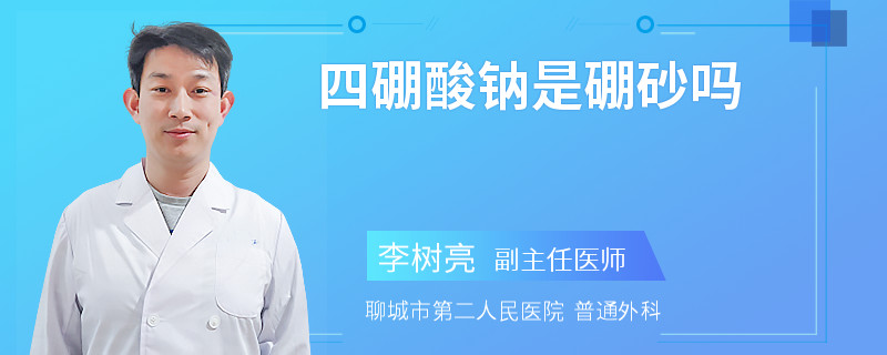 四硼酸钠是硼砂吗