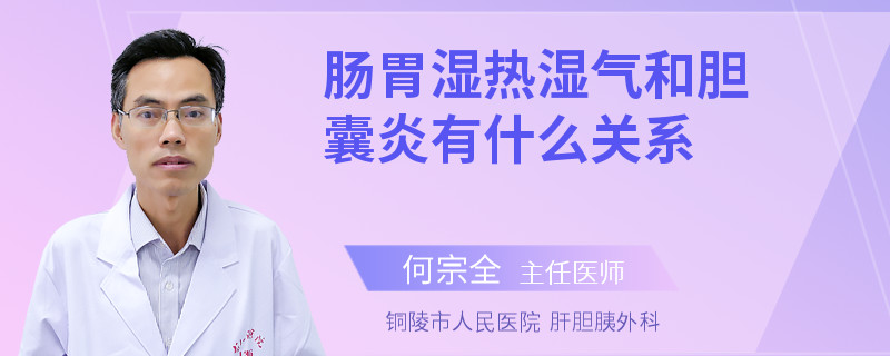 肠胃湿热湿气和胆囊炎有什么关系