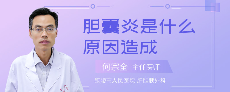 膽囊炎是什么原因造成
