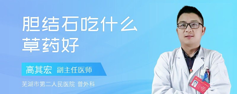膽結(jié)石吃什么草藥好