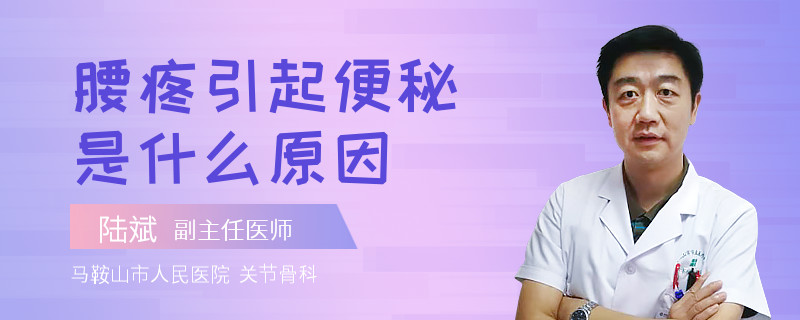 腰疼引起便秘是什么原因