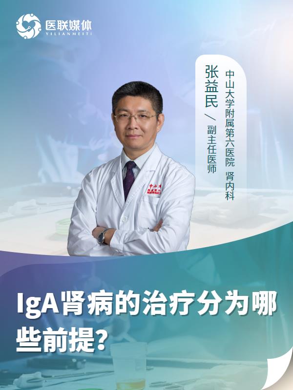 IgA肾病的治疗分为哪些前提？