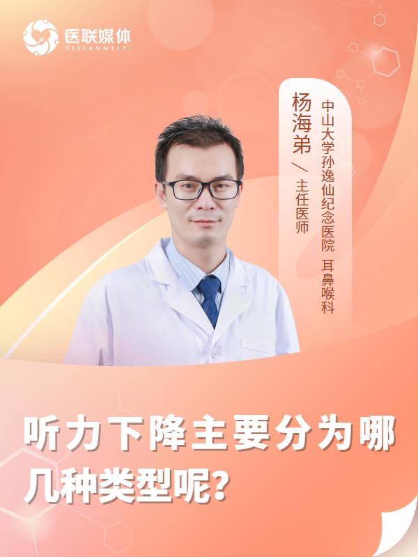 听力下降主要分为哪几种类型呢？