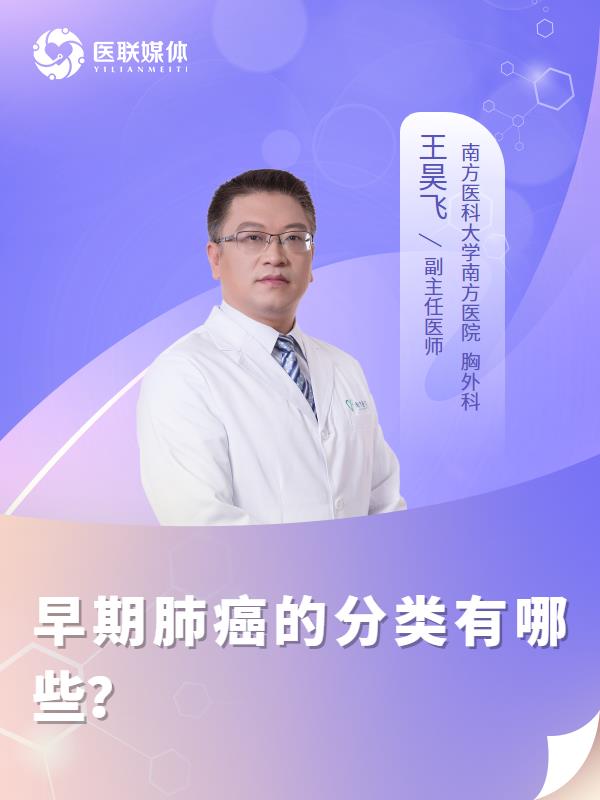 早期肺癌的分类有哪些？