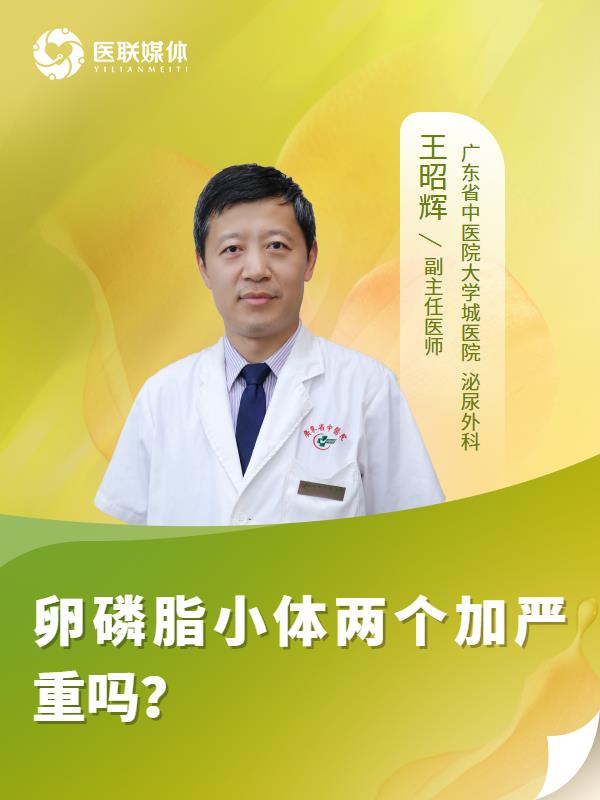 卵磷脂小体两个加严重吗？