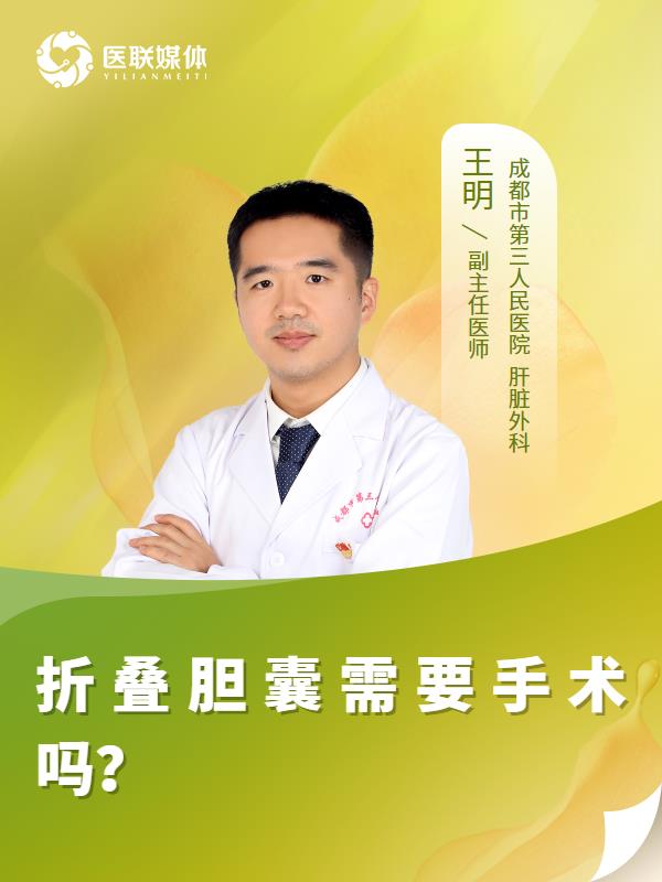 折叠胆囊需要手术吗？