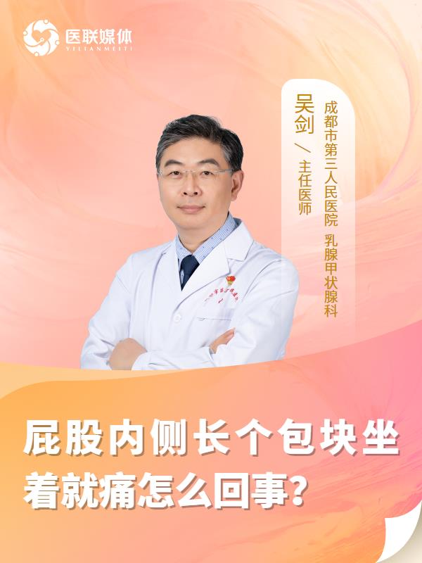 屁股内侧长个包块坐着就痛怎么回事？