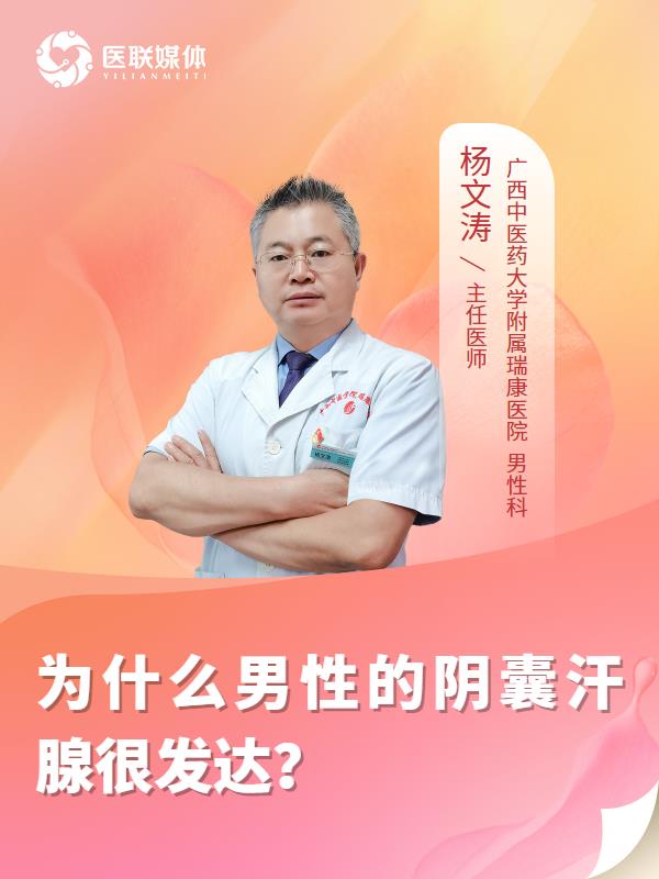 为什么男性的阴囊汗腺很发达？